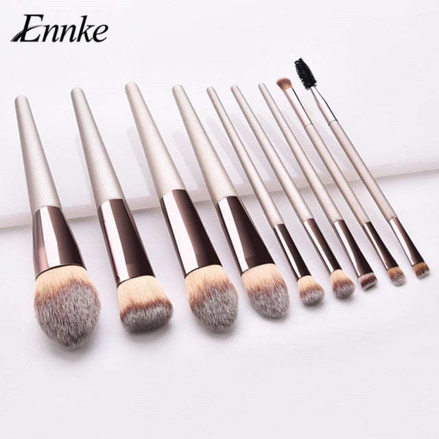 2019 8Pcs Professional Makeup Brushes Set Powder Blush Foundation Eyeshadow Make