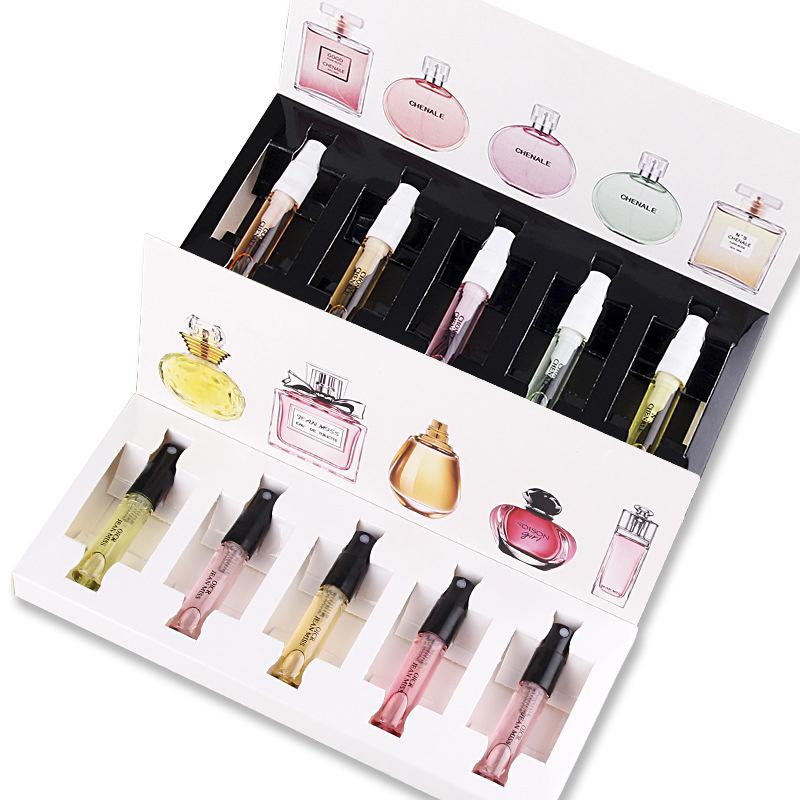 BellyLady 5 Pcs/Set Original Women's Fragrance Men Women Portable Perfume Set Flower Fragrance Perfumed Sample Gift Box Set