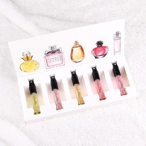 BellyLady 5 Pcs/Set Original Women's Fragrance Men Women Portable Perfume Set Flower Fragrance Perfumed Sample Gift Box Set