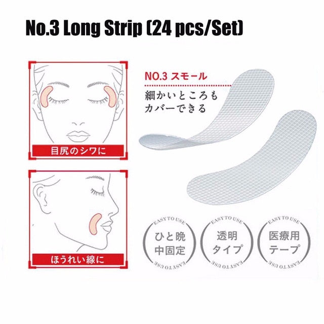 40/27/24/12pcs V-Shape Lift Face Sticker Thin Face Artifact Invisible Sticker Medical Tape Makeup Face Lift Tool