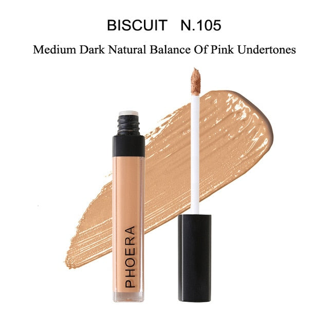 PHOERA Make Up Concealer Long Lasting Moisturizing Pore Acne Cover Face Contour Makeup Cosmetic maquiagem profissional TSLM2