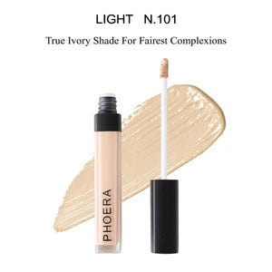 PHOERA Make Up Concealer Long Lasting Moisturizing Pore Acne Cover Face Contour Makeup Cosmetic maquiagem profissional TSLM2