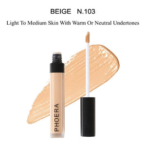 PHOERA Make Up Concealer Long Lasting Moisturizing Pore Acne Cover Face Contour Makeup Cosmetic maquiagem profissional TSLM2