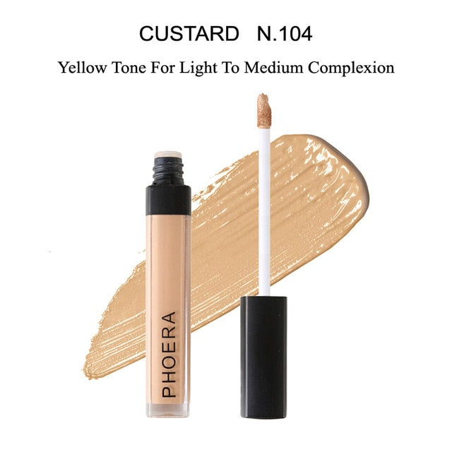 PHOERA Make Up Concealer Long Lasting Moisturizing Pore Acne Cover Face Contour Makeup Cosmetic maquiagem profissional TSLM2